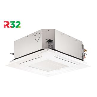 Четириструйна касета Mitsubishi Electric PLA-M125EA/PUHZ-SHW140YHA + PLP-6EA/PAR-41MAA, Zubadan, 12,5 kW / 42 000 BTU